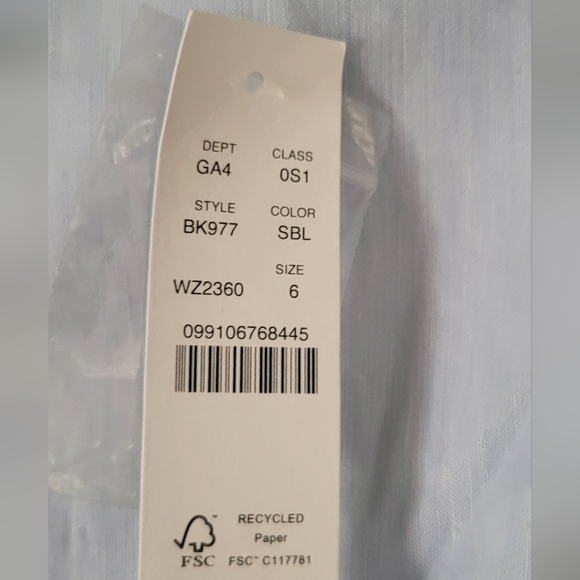 J. Crew Light Blue Puff Sleeve Mini Dress W/ Gold Buttons - Picture 8 of 13